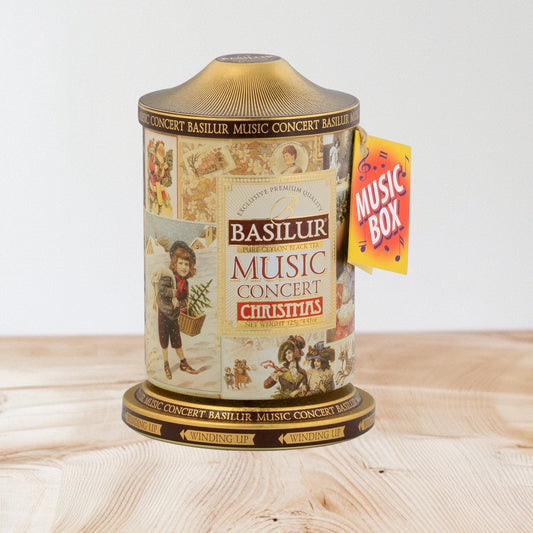 Nostalgische Spieluhr gefüllt mit Ceylon Tee - Dotty&Dan