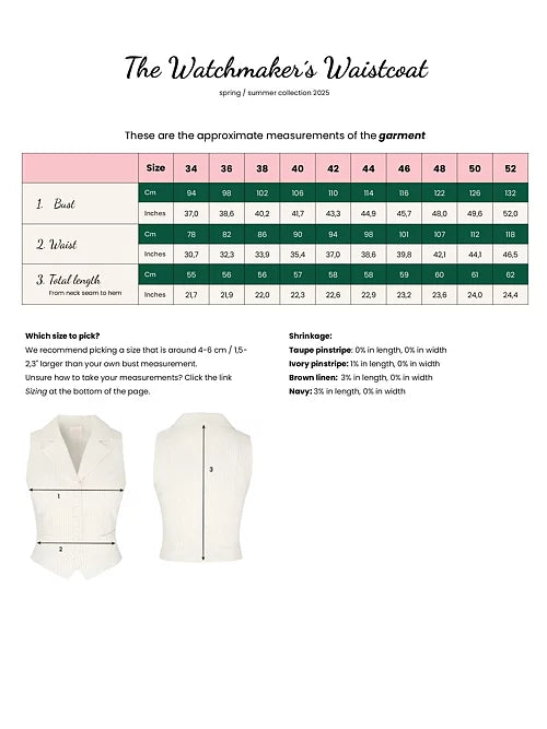 The Watchmaker´s Waistcoat - navy - Dotty&Dan