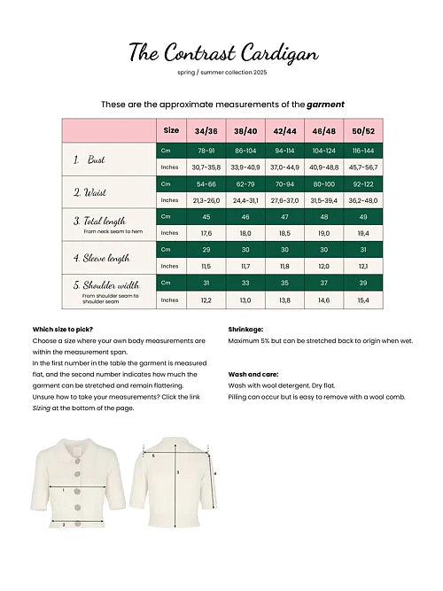 The Contrast Cardigan - midnight - Dotty&Dan