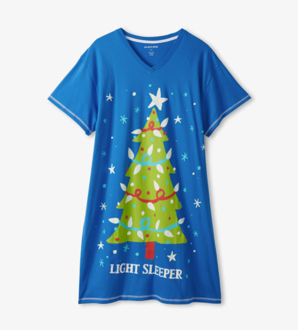 Christmas Womens Sleepshirt - Light Sleeper