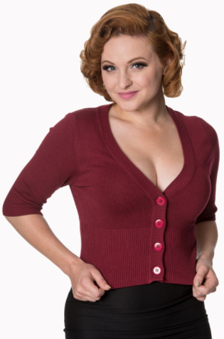 Sweet dreamer cardigan - burgund - Dotty&Dan