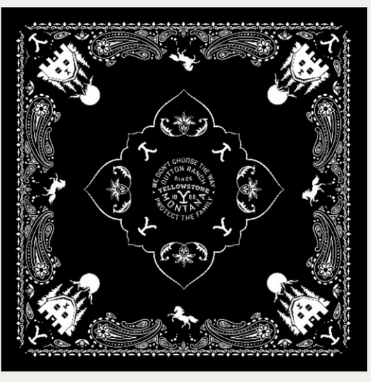 Yellowstone Bandana - Dutton Ranch - Dotty&Dan