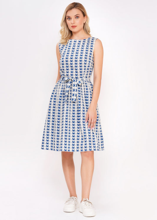 Kleid Krabbe aus Baumwolle BCI – ärmelloses Sommerkleid