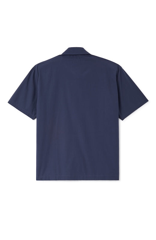 Brixton Cru Shirt Classic Navy Herren Retrohemd – Rückansicht
