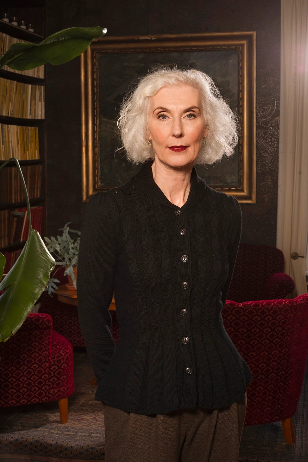 emmy design The Screen Siren Cardigan schwarz – Outfitansicht