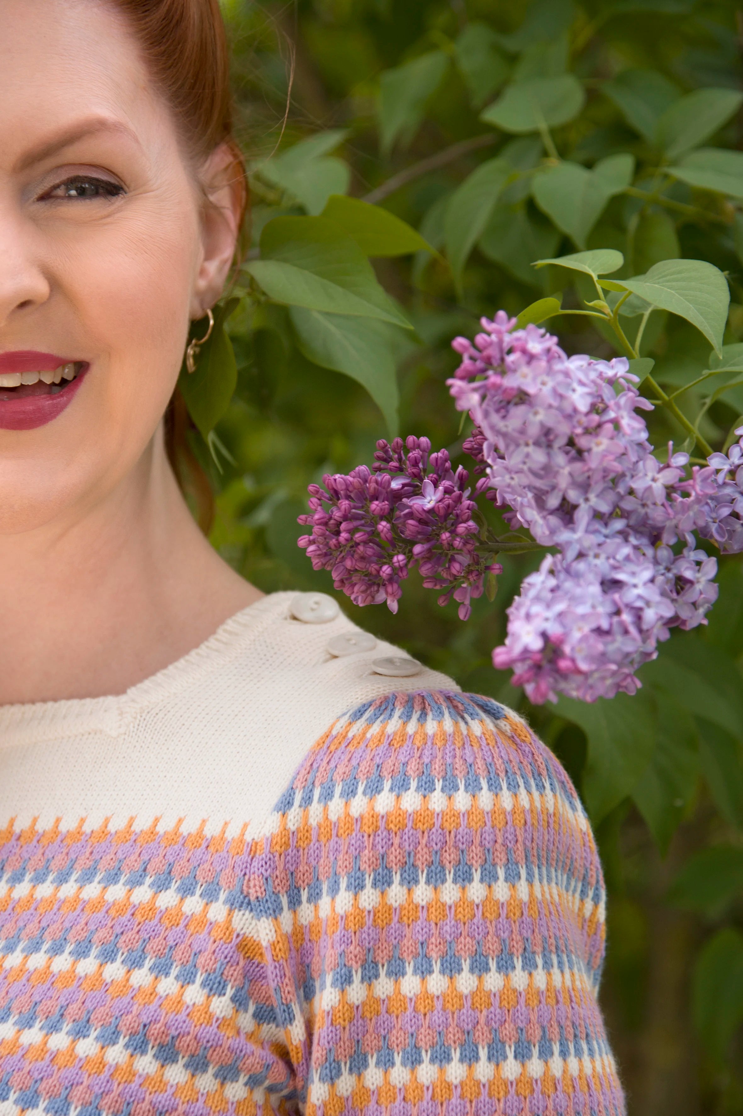 The Technicolor Cotton Top - Ivory cotton/cashmere - Dotty&Dan