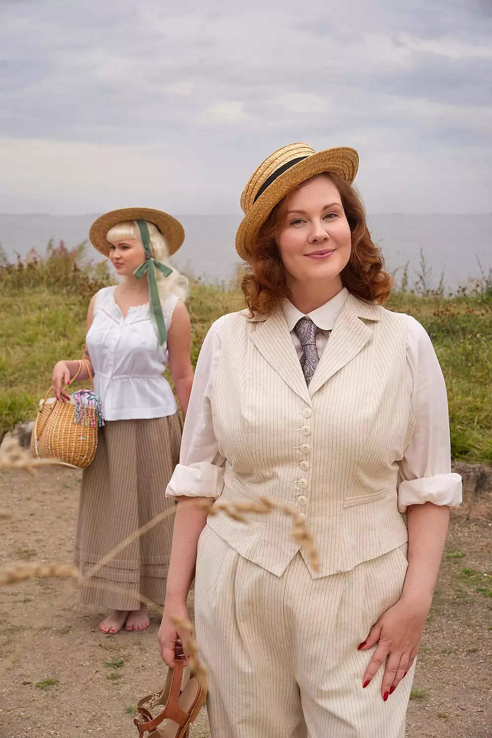 The Watchmaker´s Waistcoat - ivory pinstripe - Dotty&Dan