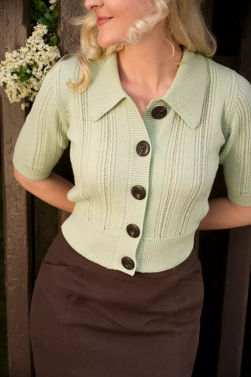 The Contrast Cardigan - ivory - Dotty&Dan