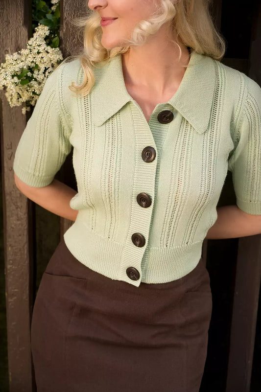 The Contrast Cardigan - ivory - Dotty&Dan