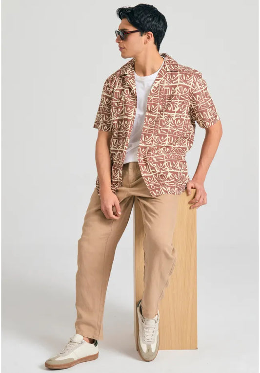 Resort-Hemd aus Leinenmischung - Dotty&Dan