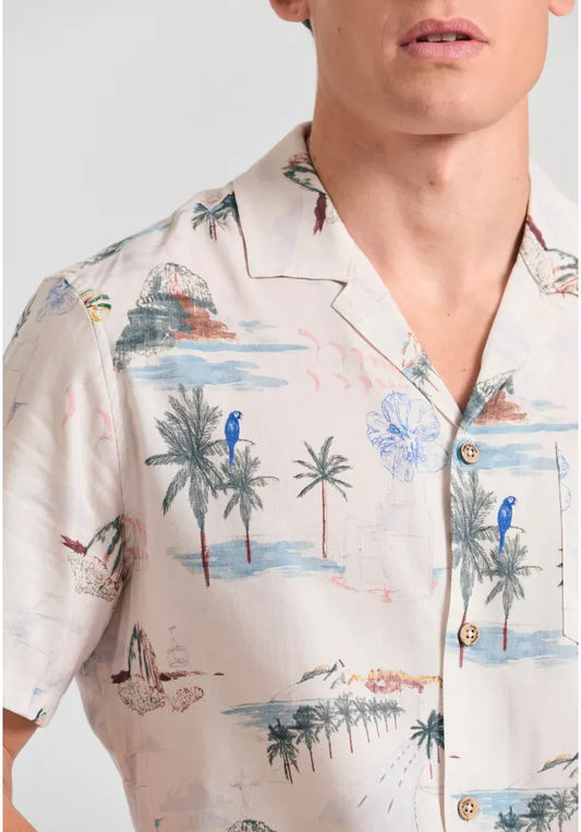 Sommerhemd mit exotischem Print - Dotty&Dan