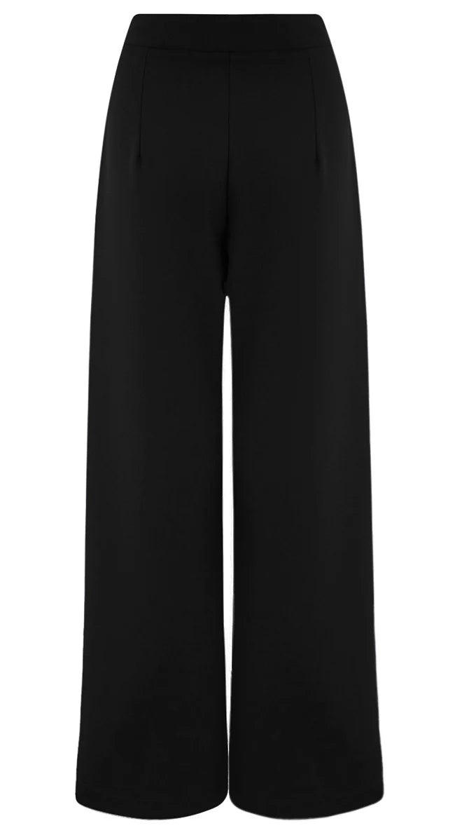 Schwarze Sailor Hose im Stil der 40er Jahre von Weekend Doll