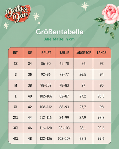 Größentabelle