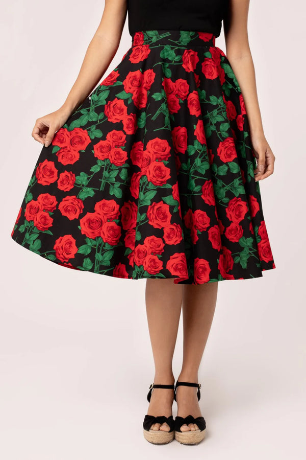 50s Swing Rock Dolce Vita Roses - Dotty&Dan