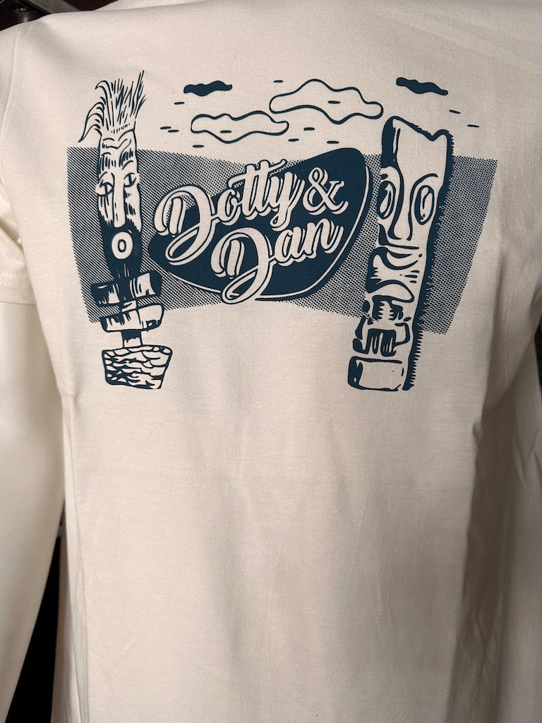 Tiki Shirt Dotty & Dan - creme