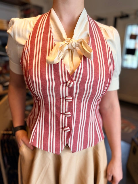 Elegante Damenweste im Vintage Tailoring Stil