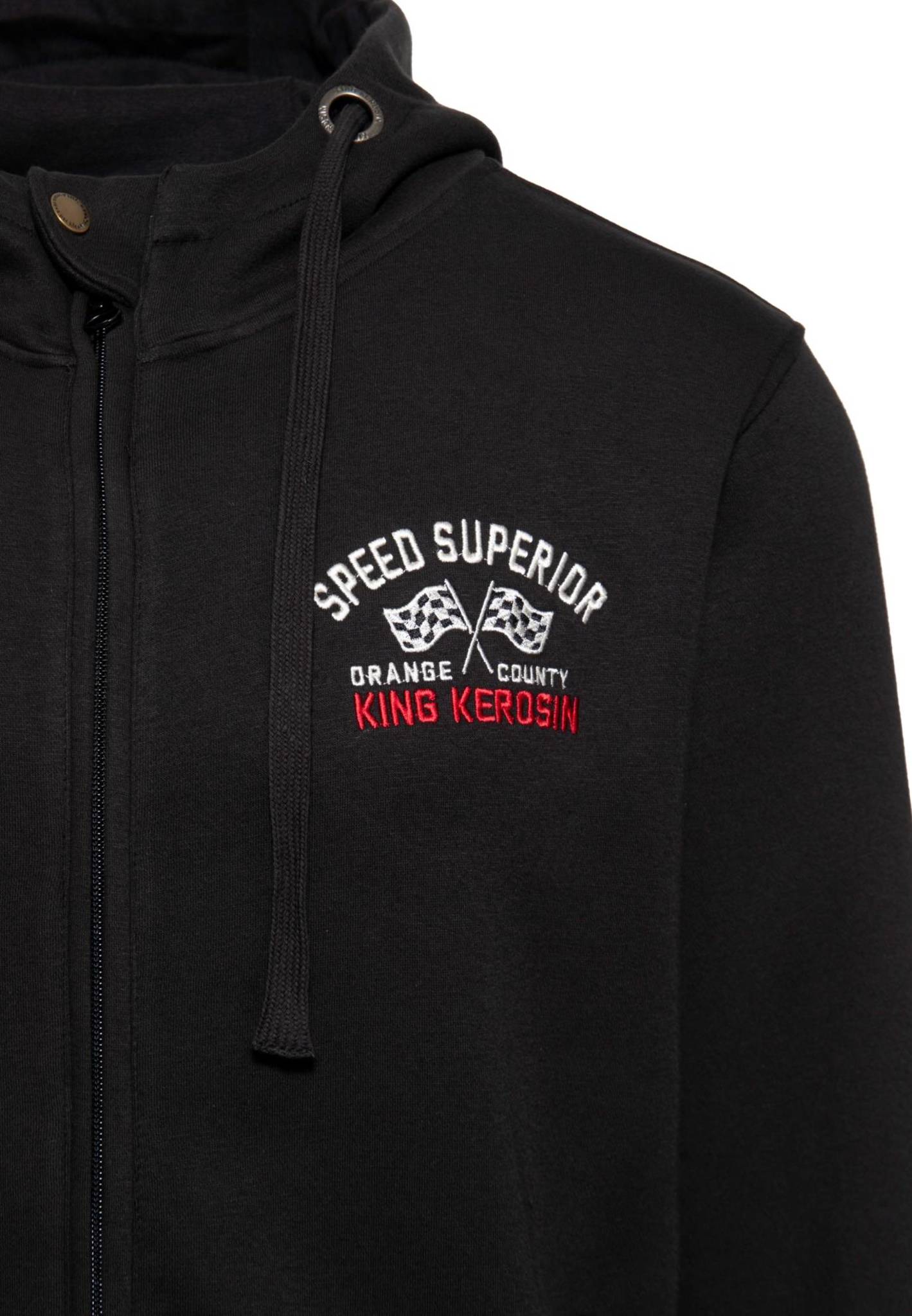 Basic Zip Hoodie "Speed King"