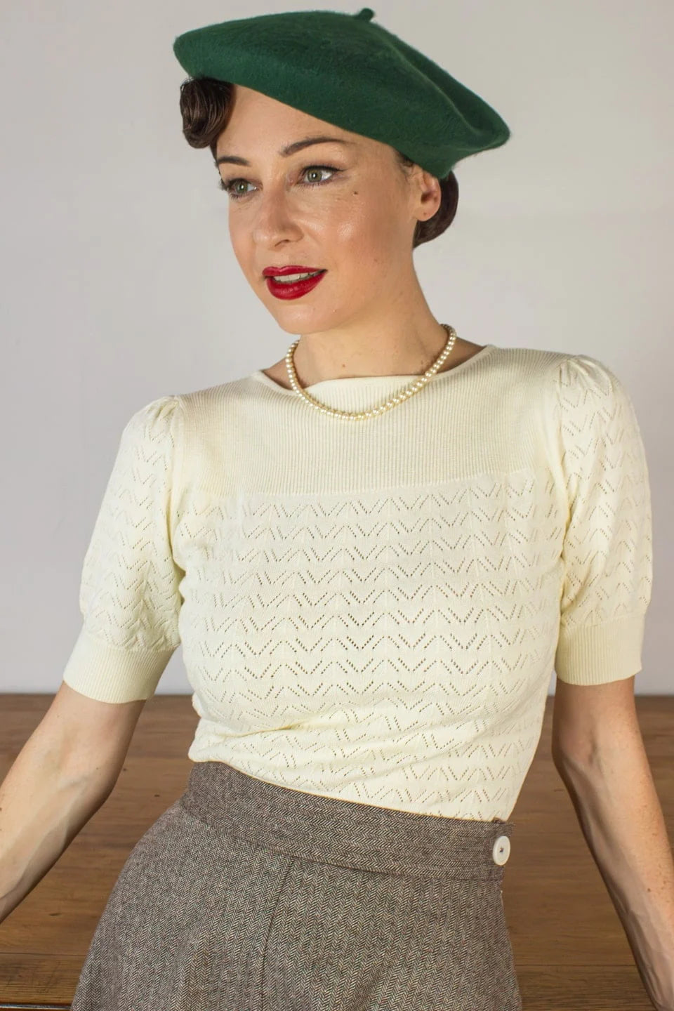 Weekend Doll Lana Sweater Ivory Vorderansicht