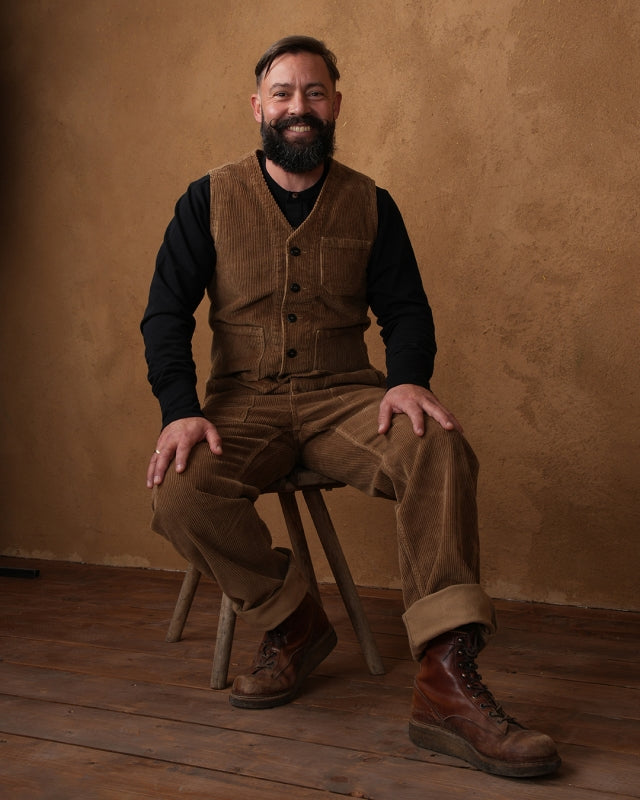 Pike Brothers 1967 Utility Trousers Light Brass Cord Herren