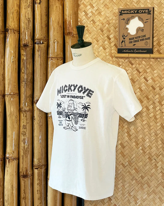 Vintage Herren Shirt Frontprint Micky Oye Portugal