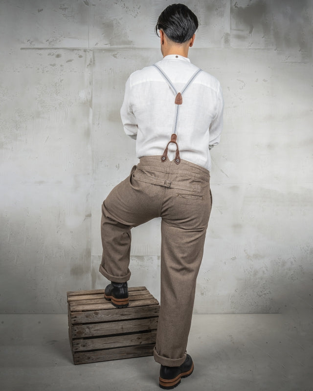 1905 Hauler Pant HBT brown - Dotty&Dan