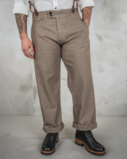 1905 Hauler Pant HBT brown - Dotty&Dan