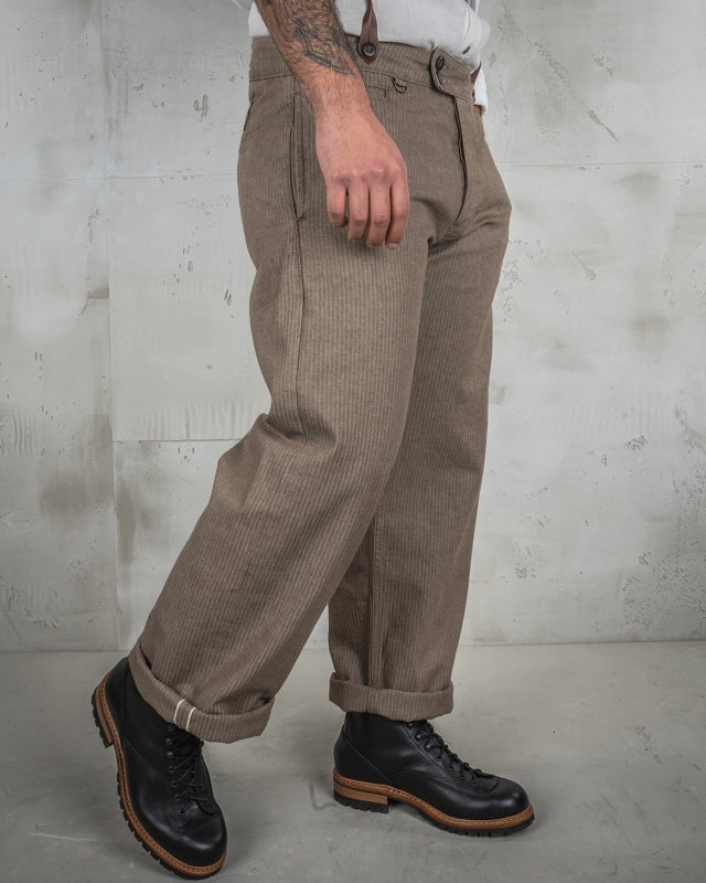 1905 Hauler Pant HBT brown - Dotty&Dan