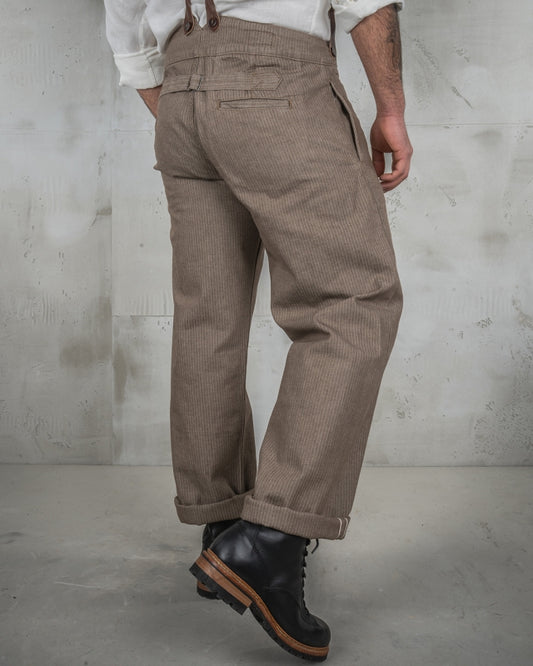 1905 Hauler Pant HBT brown - Dotty&Dan
