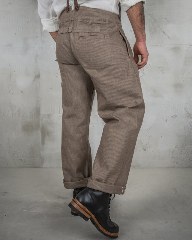 1905 Hauler Pant HBT brown - Dotty&Dan