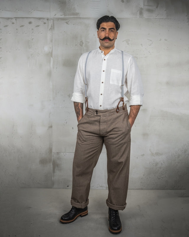 1905 Hauler Pant HBT brown - Dotty&Dan