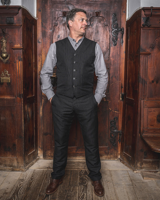 1947 Harvester Trousers - Chicago black - Dotty&Dan