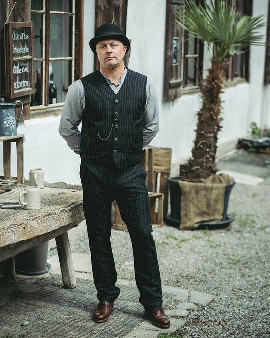 1947 Harvester Trousers - Chicago black - Dotty&Dan