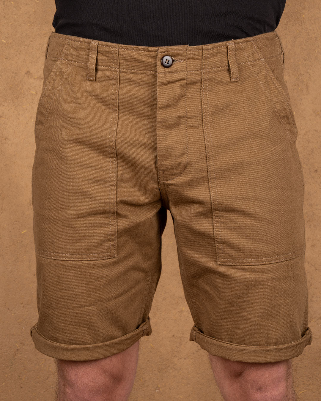 Pike Brothers OG-107 Short braun Herren Workwear Shorts Sommer