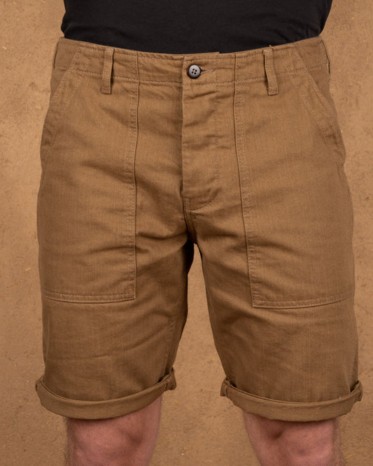 Pike Brothers OG-107 Short braun Herren Workwear Shorts Sommer