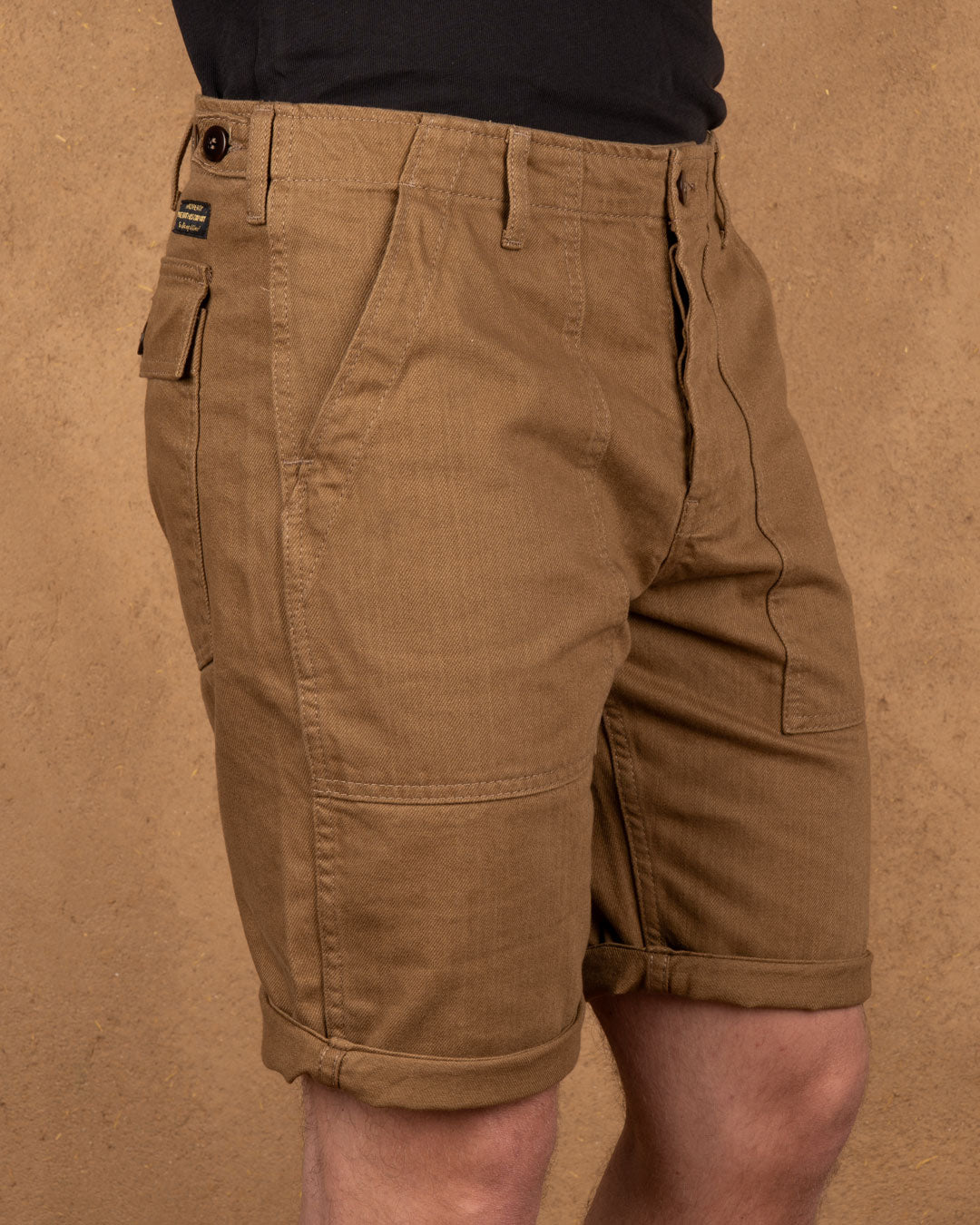 Vintage Shorts mit großen Taschen