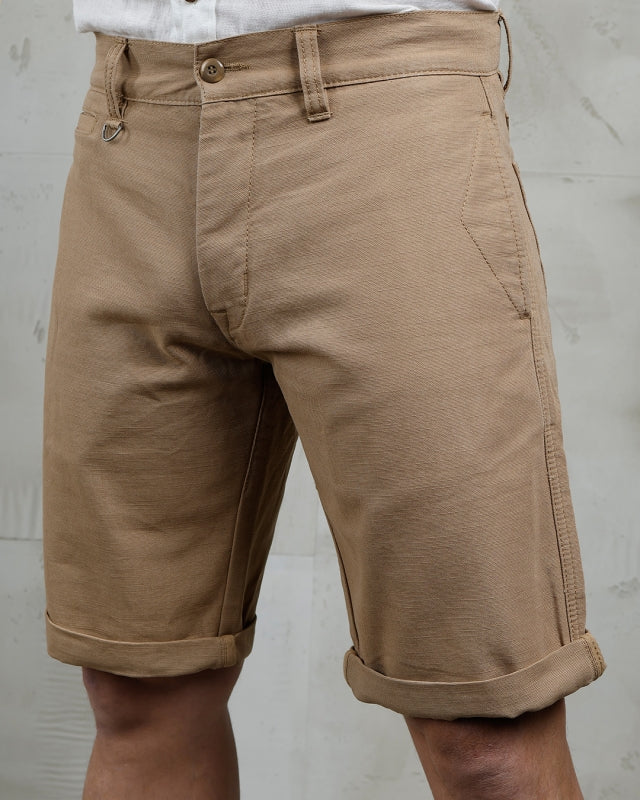 Vintage Shorts Herren Panama Beige Pike Brothers