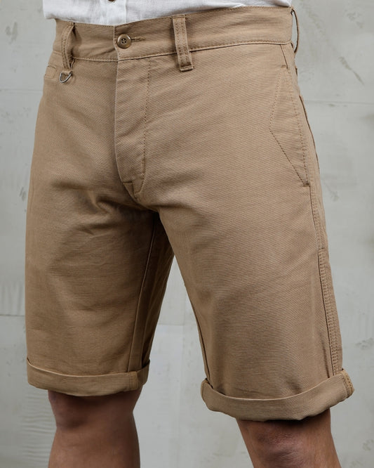 Vintage Shorts Herren Panama Beige Pike Brothers