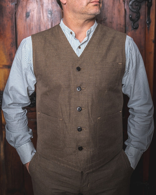 1937 Roamer Vest - Raymond brown - Dotty&Dan