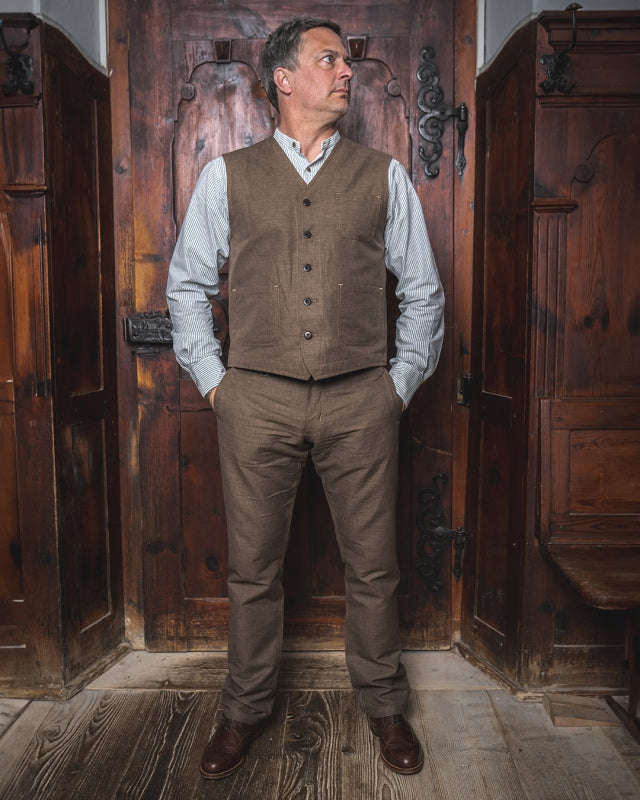 1937 Roamer Vest - Raymond brown - Dotty&Dan