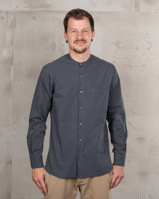 Pike Brothers 1923 Buccanoy Shirt Lowell Blue Herren