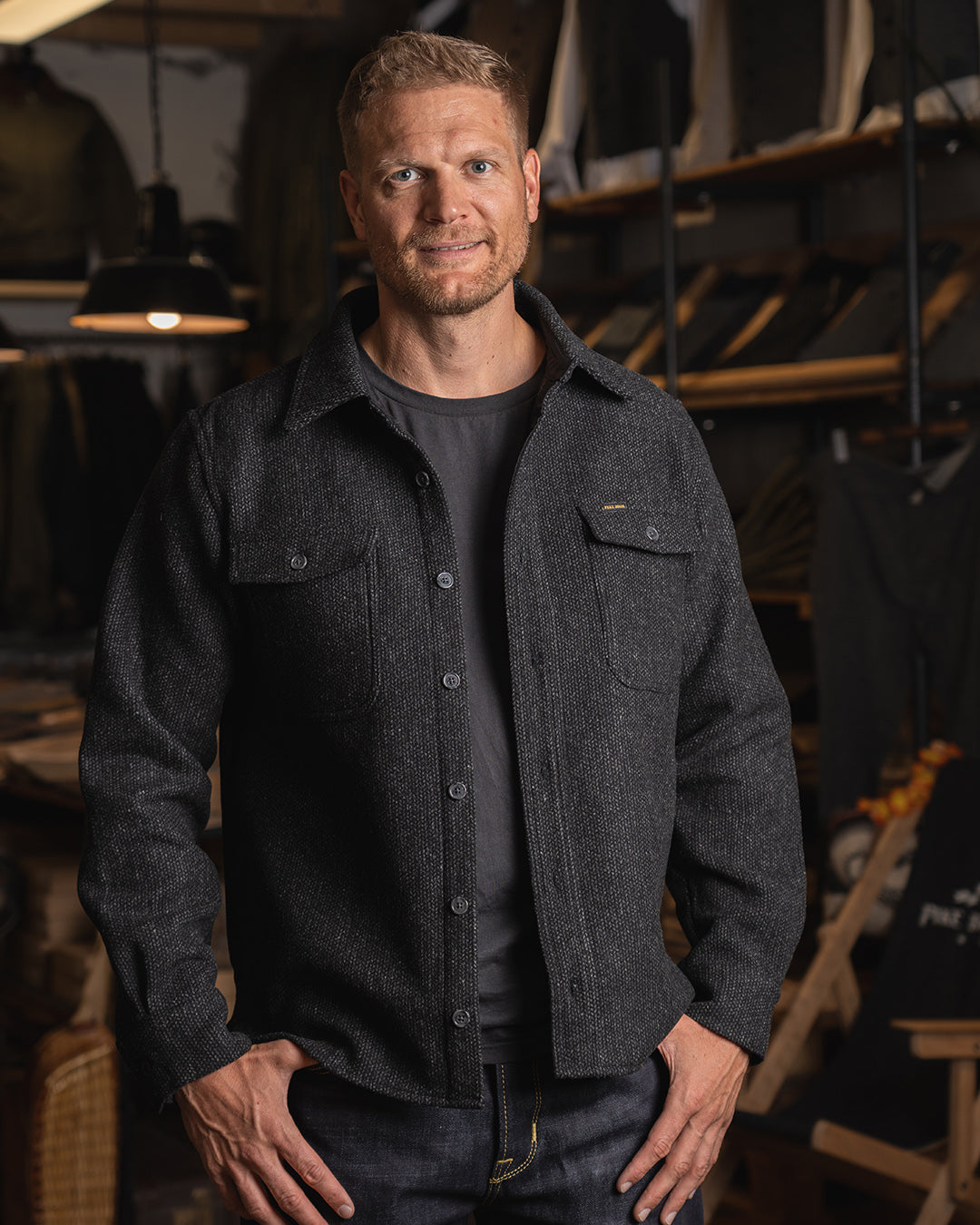 Pike Brothers 1943 CPO Shirt Atlanta Grey Herrenmode