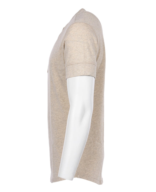 1927 Henley Shirt short -Sleeve - ecru melange - Dotty&Dan