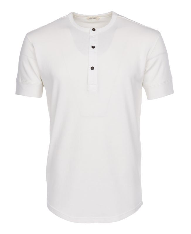 1927 Henley Shirt short sleeve - ecru - Dotty&Dan