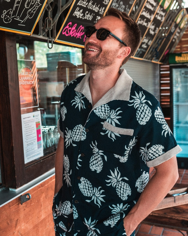 1961 Cabana Shirt Entrega blue - Dotty&Dan