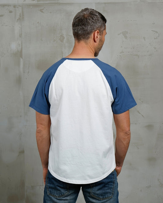 Retro Baseballshirt Herren mit Raglanärmeln