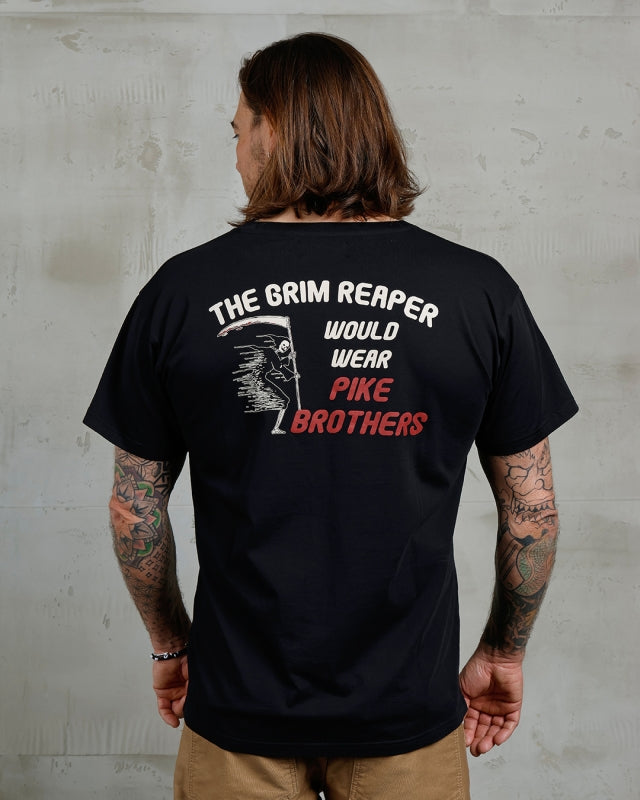Vintage Sport T-Shirt Herren Grim Reaper Pike Brothers