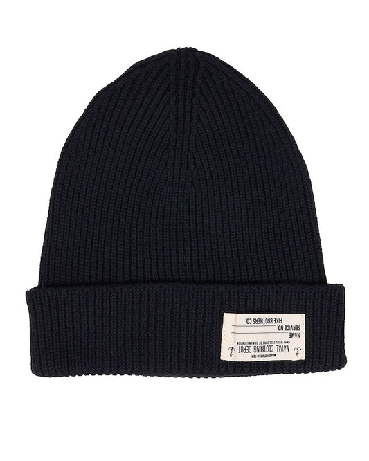 1944 USN Watch Cap Schwarz – zeitlose Watch Cap aus Merinowolle