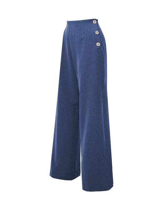40s Swing Pants - airforce blue - Dotty&Dan