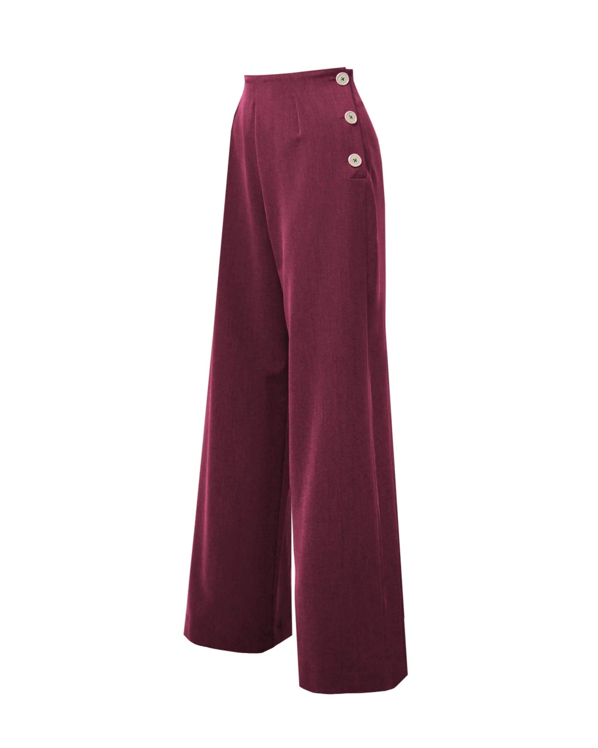 40s Swing Pants - wine - Dotty&Dan