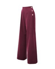 40s Swing Pants - wine